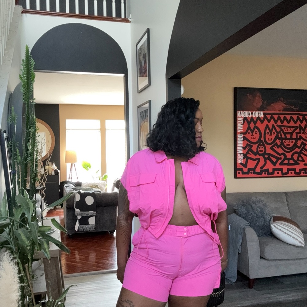 Vibrant Pink Two-Piece Set - Picture 2 of 5